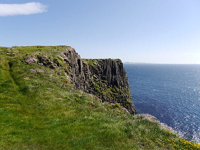 Skotlandia, Staffa, laut, Pulau, Geologi, batu, pemandangan