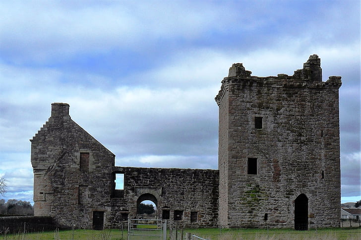 Milnathort, Kinross, Perthshire, Burleigh castle, historia, Skotlanti