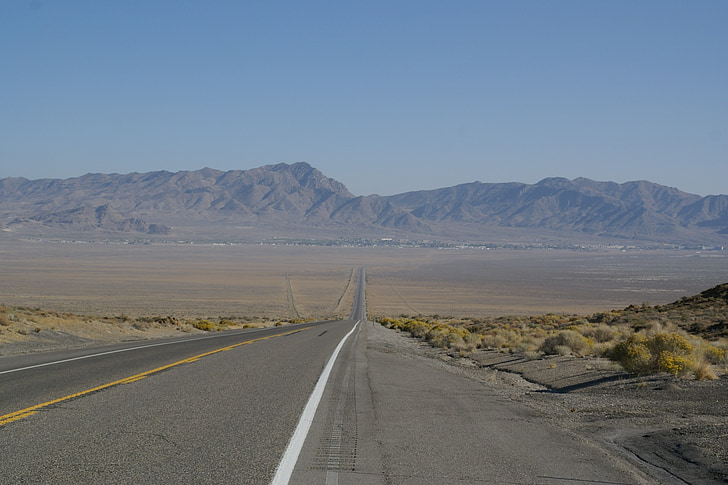 Wendover, cesta, Nevada, ulice, cesta, dálnice, způsob
