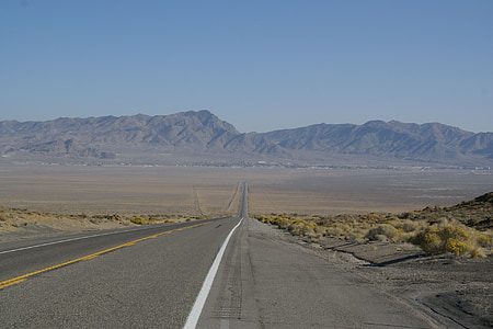 Wendover, Itinéraire, Nevada, rue, route, autoroute, façon