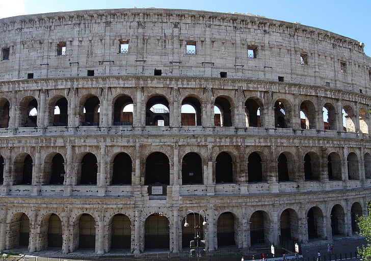 Roma, Coliseo, Italia, antiguo, Monumento, arquitectura antigua, arena