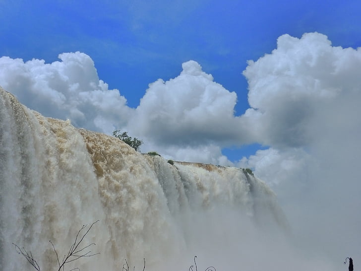 Iguazu, vízesés, Argentína, víz, iguazú nemzeti park, Iguazú vízesések, lenyűgöző