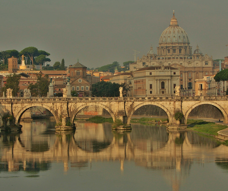 Püha Peetruse basiilika, juurdepääs, arusaamatu, huvipakkuvad, Bridge, jõgi, Rooma
