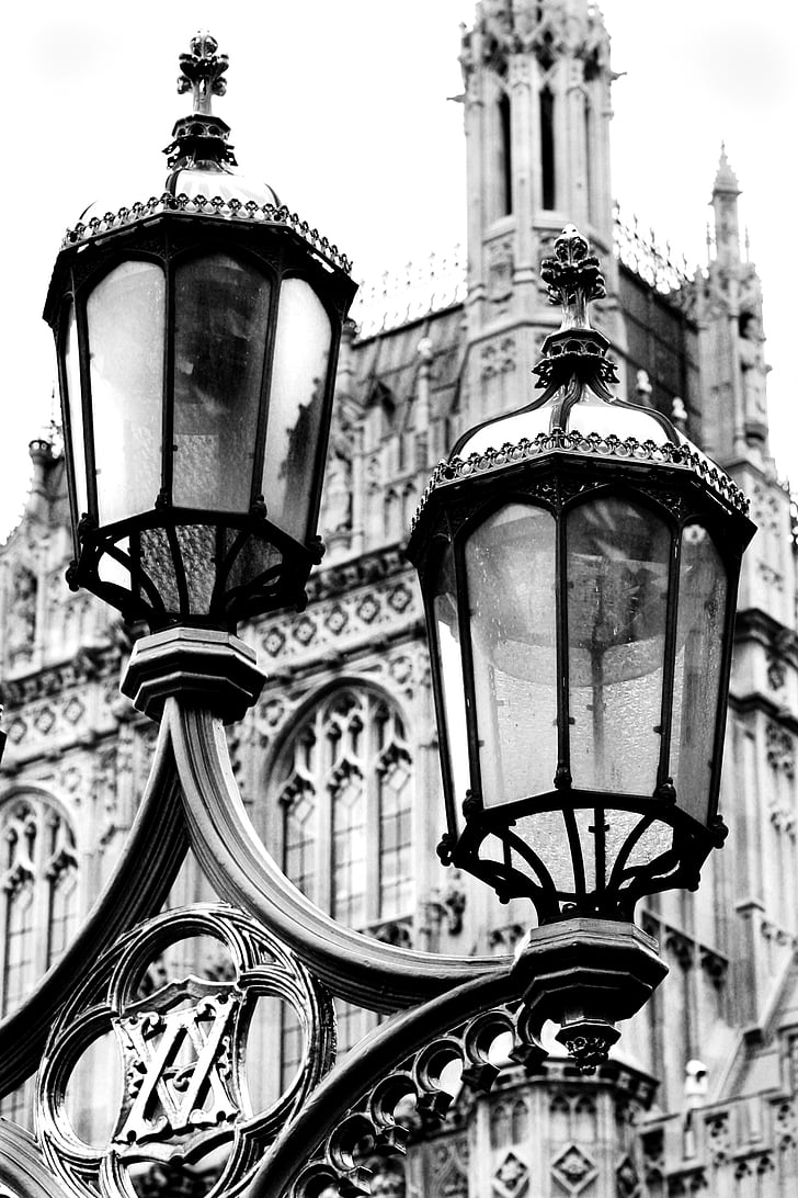 london, city, architecture, black And White, time, history, old