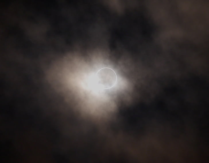 mjesečine, pomrčina, oblačno nebo, Astronomija, Otsu, Yokosuka, Kanagawa Japana