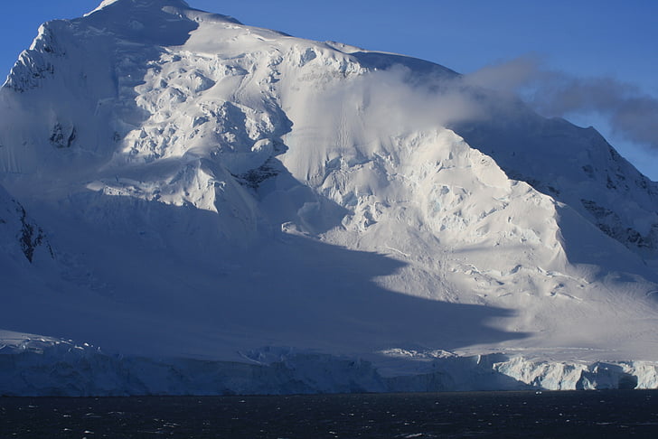 l'Antàrtida, neu, gel, paisatge, Pol Sud, polar, panoràmica