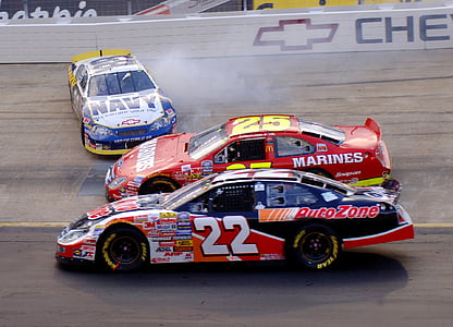 nascar, auto racing, track, race, skid, speed, driving