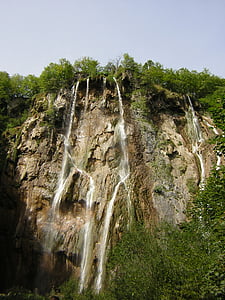 Wasserfall, Natur, Wasser, Baum, Wald, Landschaft