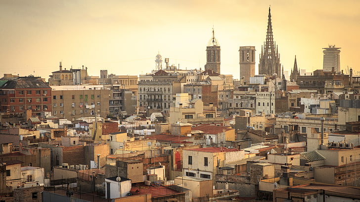 Barcelona, Vaade, Hispaania, Turism, arhitektuur, Kultuur, Vaatamisväärsused