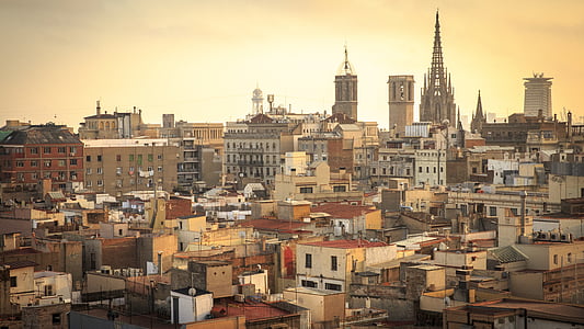바르셀로나, 보기, 스페인, 관광, 아키텍처, 문화, 관광