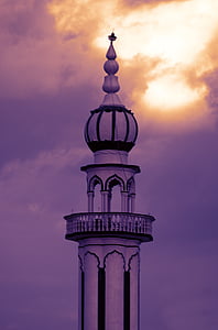 Mesquita, Masjid, arquitetura, céu, beleza