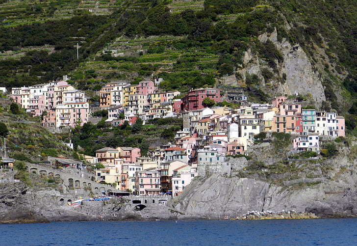 Liguria, posto, Case, vita di città