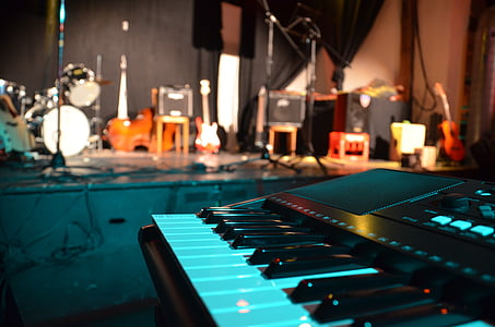 piano, instruments, concert, music, band, sound, keyboard