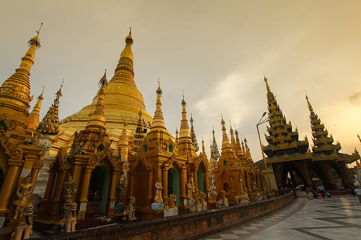 Myanmar, Yangon, pagode Shwedagon, Shwedagon, myanmar-Yangon