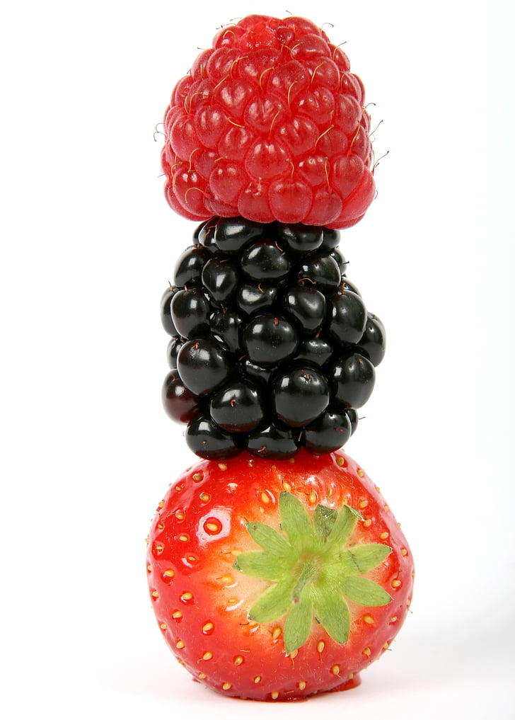 berry, black, blackberry, blueberry, breakfast, closeup, color