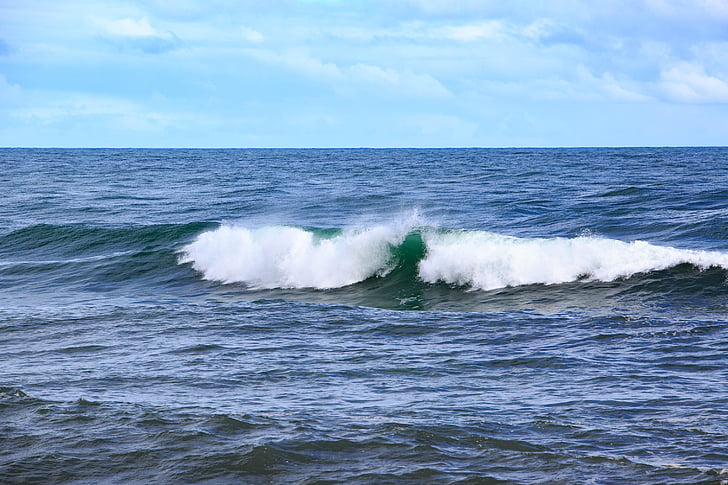 dalgalar, Deniz, Tasman, güneşli gün, okyanus, sörf, South Island