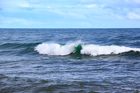 vågor, havet, Tasman, soliga dagar, Ocean, surfing, Sydön