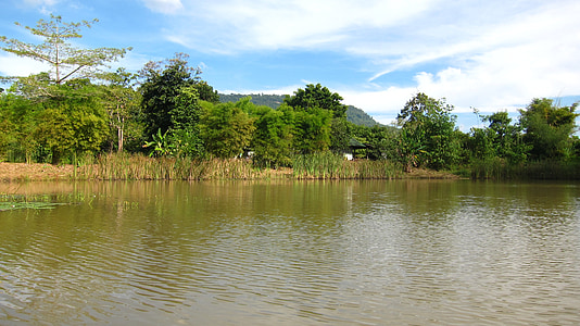 Thajsko, rieka, Shore, Príroda, Príroda, Ázia