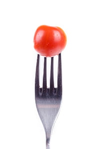 isolado, maduras, natural, vermelho, receita, produtos hortícolas, tomate cereja