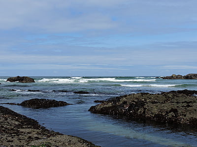 побережье, побережье штата Орегон, океан, воды, пляж, Природа, песок