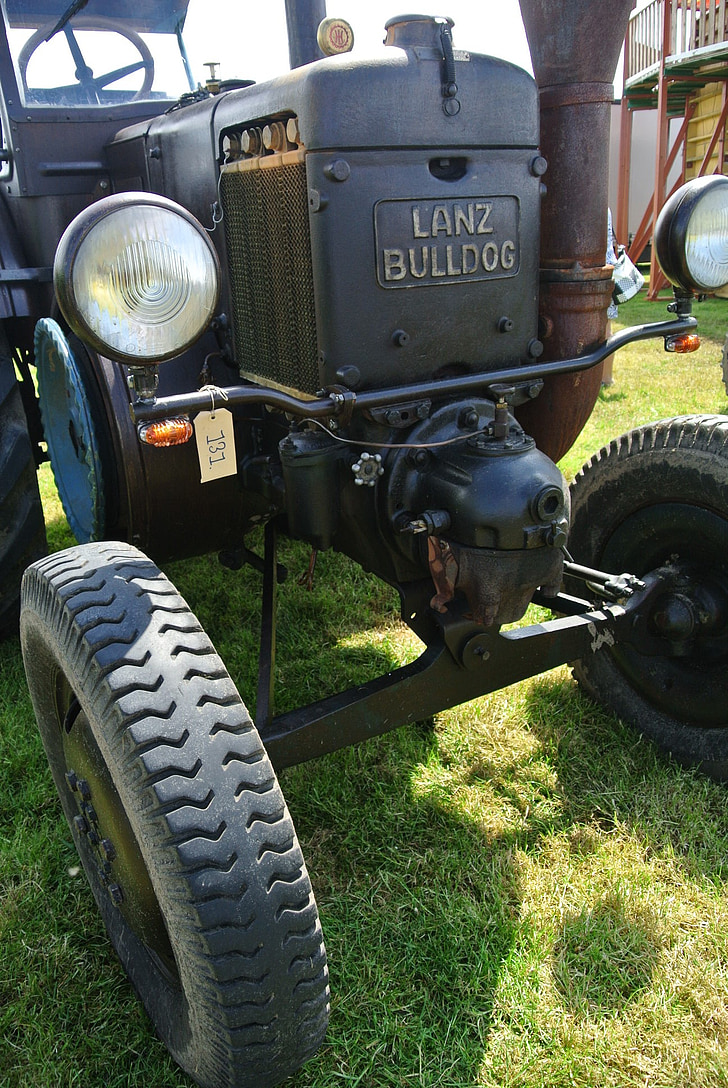 lanz bulldog, oldtimer, tractor, agriculture, agricultural tractor, tractors, farm