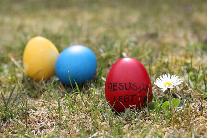 Pâques, oeufs de Pâques, Jésus, Joyeuses Pâques, Résurrection