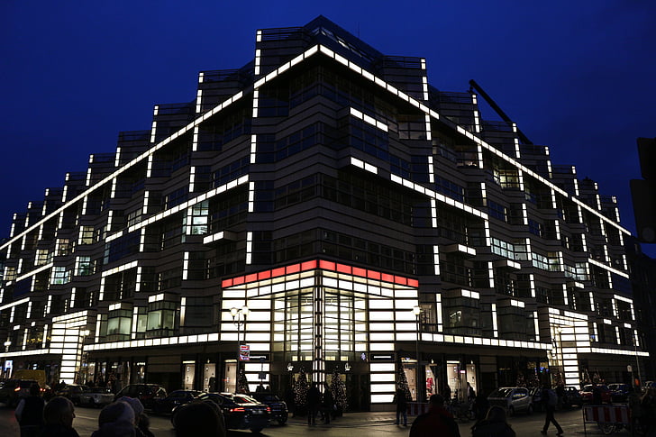 Friedrichstraße, Berlijn, Kerstdecoratie