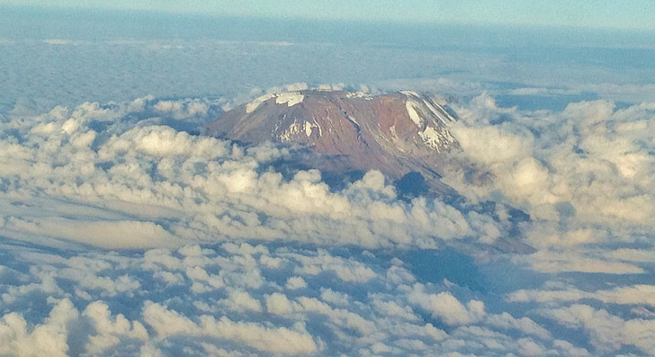 Mount kilimanjaro, berg, hemel, wolk, Rock, landschap, Tanzania