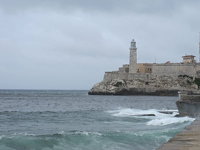 Castle, fæstning, Cuba, Havana, arkitektur, Morro, Lighthouse