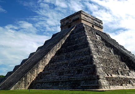 Mexico, pyramide, Maya, Chichen itza, Yucatan, kukulkan pyramide, berømte sted