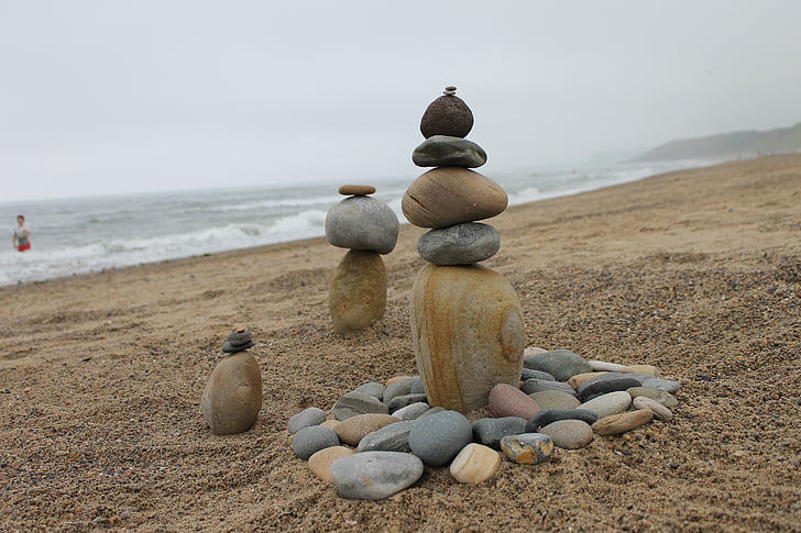 ισορροπία, Κερνς, πέτρινο γλυπτό, στοίβα, ροκ, βότσαλο, πέτρα