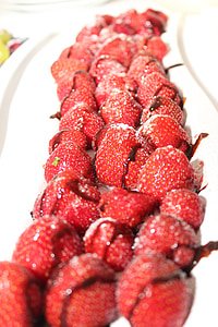 strawberries, dessert, delicious, food, sweet, fruits, fruit