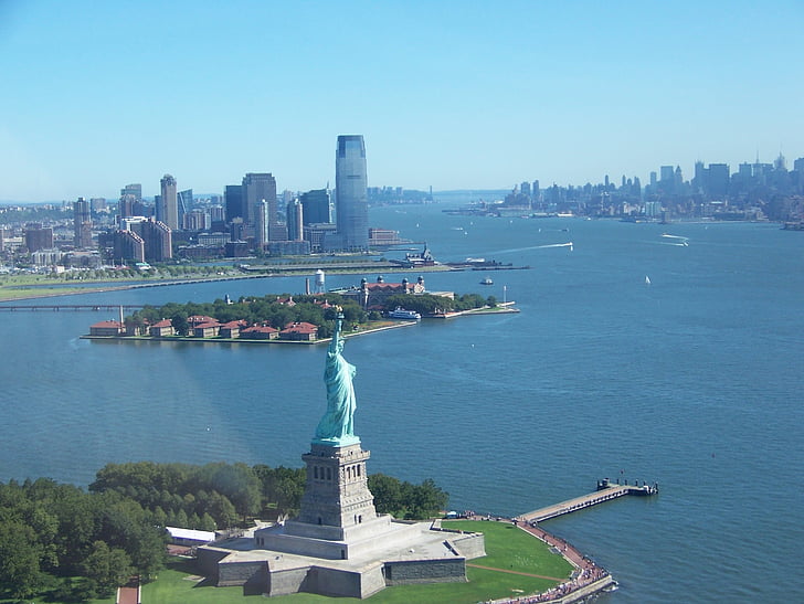 new york, USA, panoramautsikt över