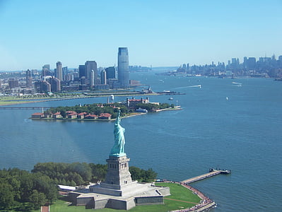 Нью-Йорк, США, панорамный