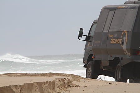 Automatico, spiaggia, camion, autobus, australia ovest, Australia, Gold coast