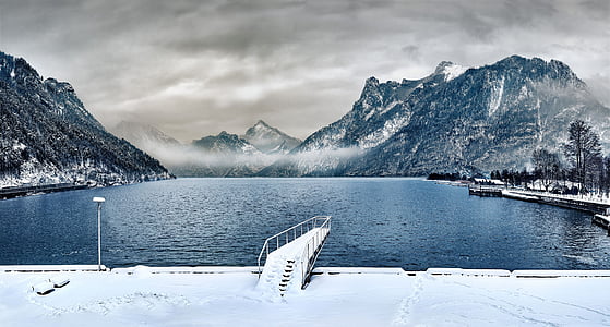 traunsee, lake, ebensee, austria, water, landscape, nature