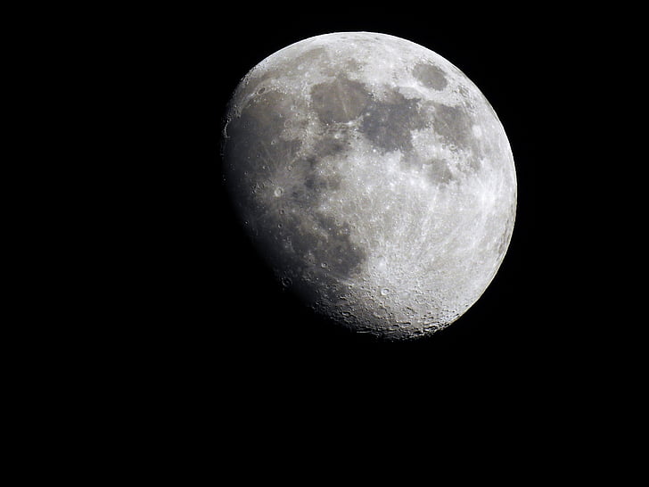 Луната, пространство, небе, нощ, астрономия, лунната повърхност, пълнолуние