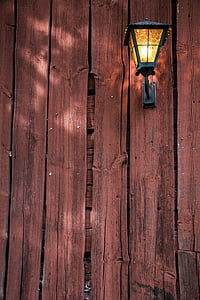 vernice di legno rossa, plancia, primo piano, trama, legno, esposto all'aria, Granaio