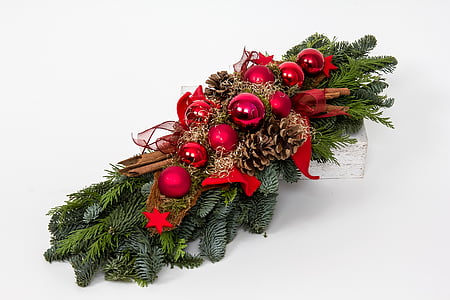 advent, arrangement, christmas, red, decoration, festive decorations, christmas time