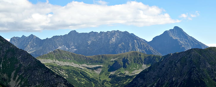 montagne, Tatry, Alti Tatra, paesaggio, Krivan, natura