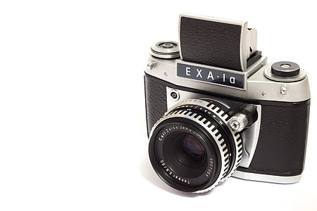 fotoaparát, analogový, EXA, Ihagee, Retro, • fotoaparát, starý fotoaparát
