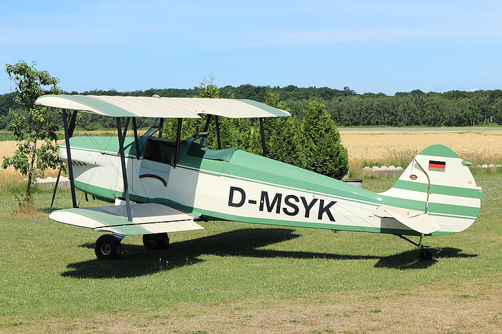 double decker, M17, Oldtimer, vrtulové letadlo