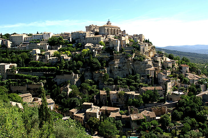 falu, Franciaország, Provence, Gordes