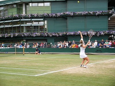 Tennis de, professional, dona, Simona halep, Wimbledon, Anglaterra, Gran Bretanya