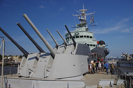 HMS belfast, Londres, histórico, militar, navio de guerra