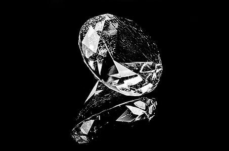 diamant, zwart, rijke, briljant, Crystal, achtergrond, Gem