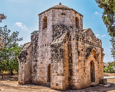 Siprus, sotira, Ayios mamas, Gereja, abad pertengahan, arsitektur, batu dibangun