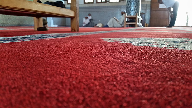 джамия, килим, червен, исляма, арабите, Арабски, Ислямска