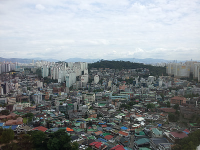 Seoul, debesis, mākonis