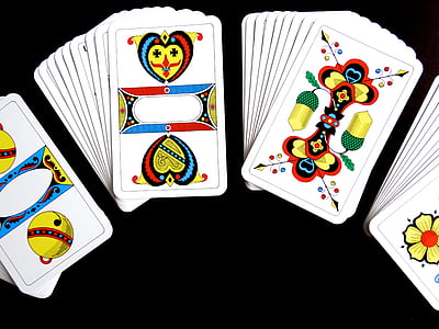 kartları, Jass kartları, kart oyunu, Strateji, oyun, yer, kazanmak